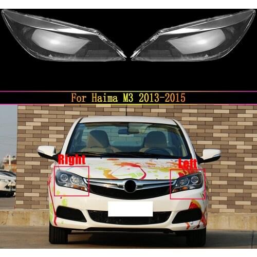 Car Headlight Lens For Haima M3 2013 2014 2015 Headlamp Cover Replacement Auto Shell