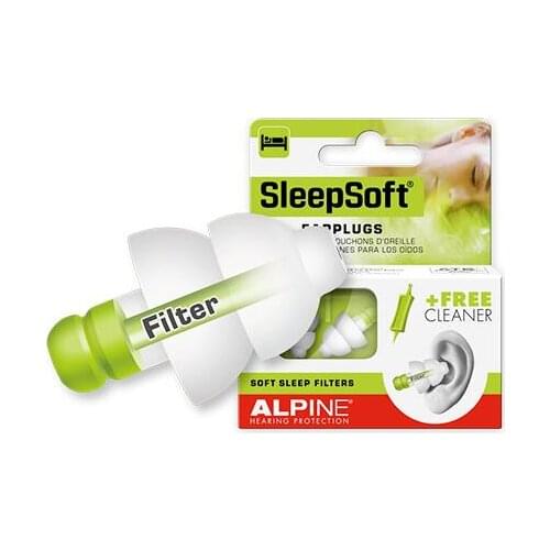 Alpine Sleepsoft Travel Sleeping Earplugs Anti Snore Earplugs Anti Noise Swim Ear Plugs