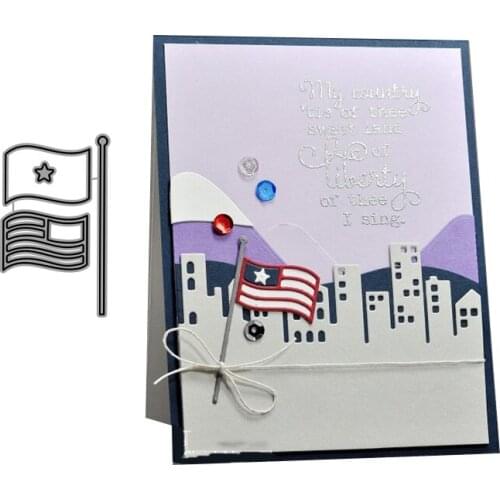 CH flag Metal cutting dies stencil Greeting Card Decoration DIY Scrapbooking Scrapbook Paper Photo Album