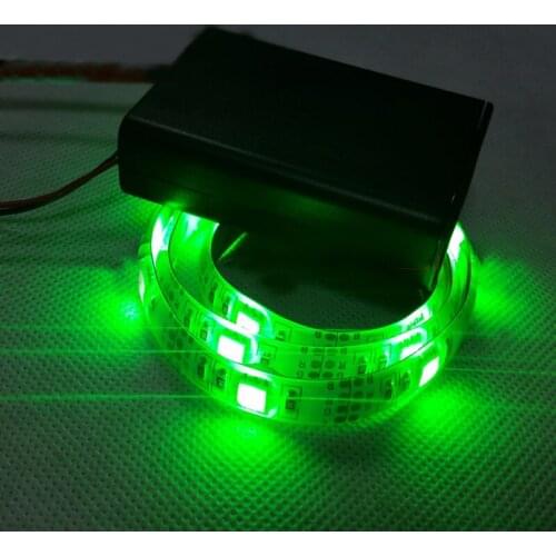 RGB 50-200cm 5050 Waterproof Flexible Lamp Led Strip Light + 24 Keys Remote E56B