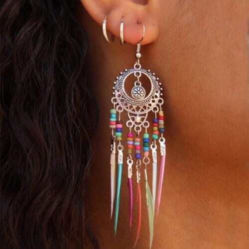 EXYNLON Women's Silver Earrings