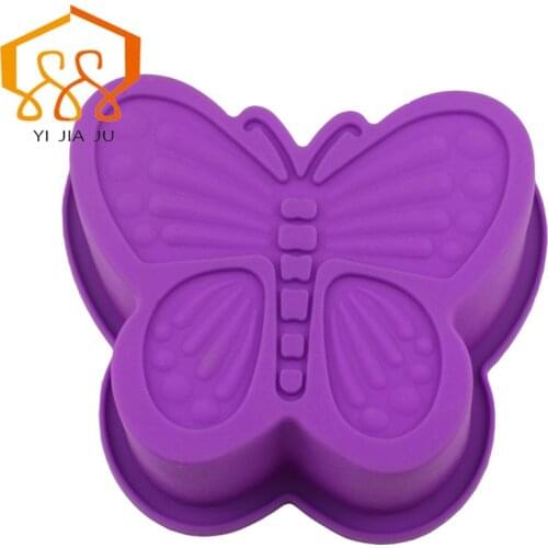 Handmade Soap Pudding Mold Cake Bakeware Mold Butterfly Muffin Cup Silicone Cake Mold Baking Tools Hot Sale