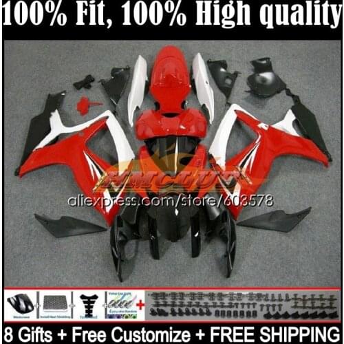 Injection For SUZUKI GSXR 600 750 CC GSXR-750 K6 750CC 5CL.38 GSXR750 GSXR-600 06 07 GSXR600 2006 2007 OEM Fairing Stock red