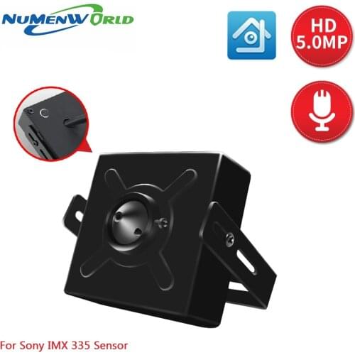 NuMenWorld Poe IP Camera 5MP Audio Mini Security Surveillance Camera CCTV Video Surveillance for Sony sensor H.265