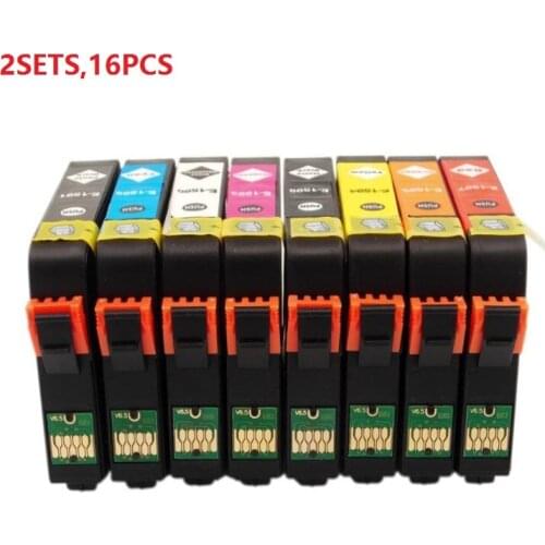 INK WAY Compatible ink cartridges T1590-T1599 with chip and pigment ink for stylus photo 2000,16pcs 1 lot