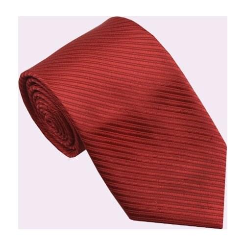 NEW Red Stripe Ties For Men Brand Mens Neckties Sets Wedding/Business/gift Tie