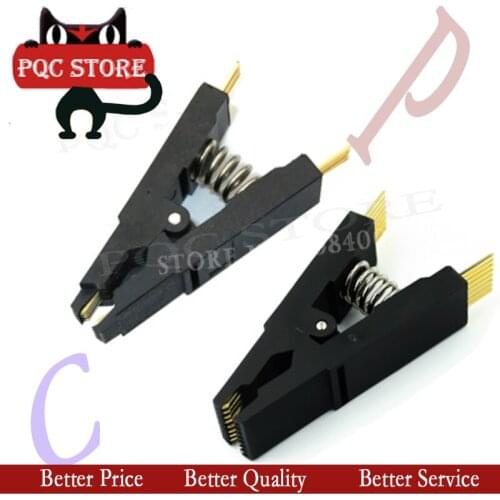 Programmer Testing Clip SOP8 SOP16 SOP SOIC 8 SOIC 16 SOIC8 SOIC16 SOIC8 DIP16 DIP 8 Pin DIP 16 Pin IC Test Clamp without cable