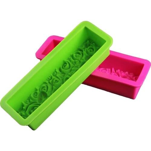 Rectangular Silicone Bread Mold Candy Toast Mould Kitchen DIY Supplies Cake Bakeware Pan Non-stick Baking Dishes Pastry Tools