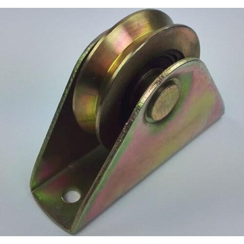 2.7 inch diameter 68mm,thickness 20mm sliding gate/door rollers/pulleys/wheels groove v with one pcs 6203RS 2pcs/lot