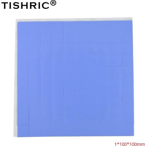 TISHRIC 2018 Thermal Pads 1mm CPU GPU Heatsink Cooling Conductive Silicone Pad For Fan PC computer heat sink Cooler