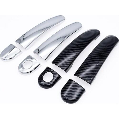 1 Set Car Exterior Door Handle Protector Cover Trim Sticker for Volkswagen Golf 4 Jetta4 MK4 Passat B5 Auto Decor Accessories