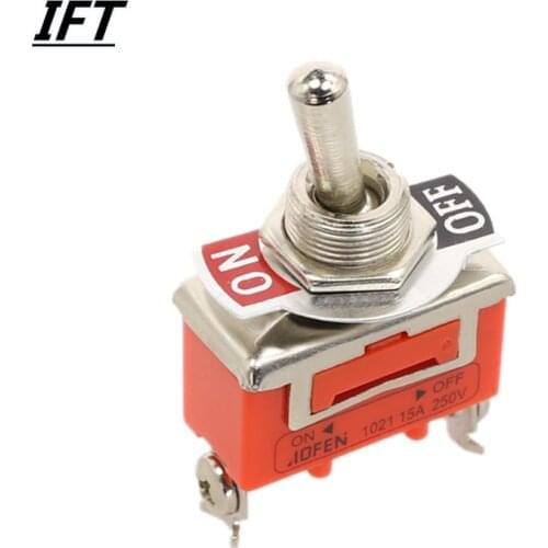 1pc 12mm 15A 250VAC micro switch 2PIN ON-OFF E-TEN1021 Toggle switch Rocker switch The power switch