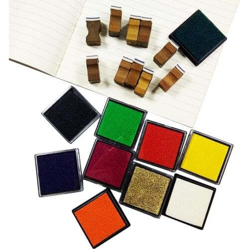 1Pcs Mini Inkpad Craft DIY Ink Pads Stamps Scrapbooking Decor Seal Stamp Pad scrapbooking craft standard stamp