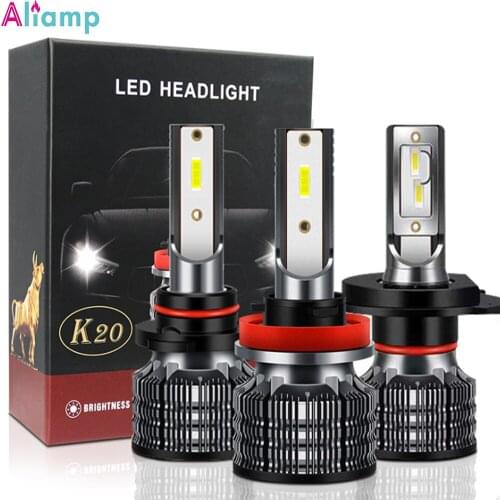 H4 H7 H11 Led Headlight Bulb H1 9005 9006 9012 Automobile Modified COP Lamp Beads Super Bright 6000K White for Most Cars 2pcs