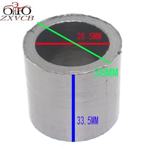 28.5X38X33.5 For Exhaust Motorcycle Pipe Graphite gasket Muffler Silencer Connector Dirt Pit Bike 38X28.5X33.5 38 28.5 33.5