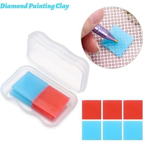 New Style DIY Diamond Painting Glue Clay Embroidery Cross Stitch Drilling Mud Diamond Painting Storage Container Nail Tools