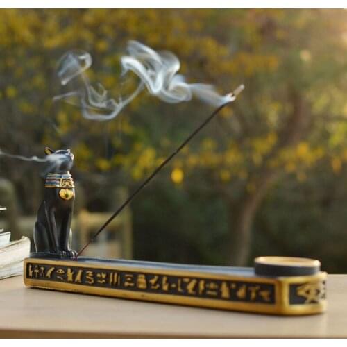 Egyptian cat God aromatherapy furnace indoor club home plug incense point incense mat utensils ornament ornaments