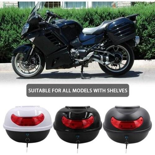 Motorcycle Tour Tail Box Trunk Electric Vehicle Rear Trunks Luggage Storage Box Moto Luggage Toolbox Exterior Accessories