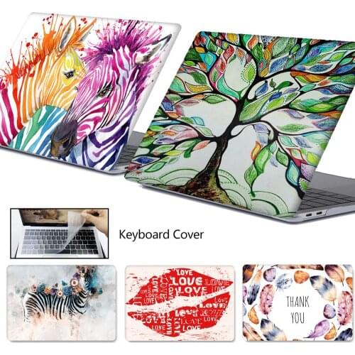 Laptop Case For MacBook Air 13 Case for Touch ID Air13 Case Touch Bar 2019 Pro 13 Case For A2159 Funda Cover and Keyboard Cover