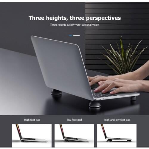 Silicone Notebook PC Cooling Pad Bracket Holder Support Laptop Non-Slip Ball for Office Caring Computer Supplies