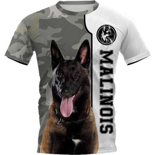 Malinois 3D Printed t shirts women for men Summer Casual Tees Short Sleeve T-shirts Funny Short Sleeve Drop Shipping 01