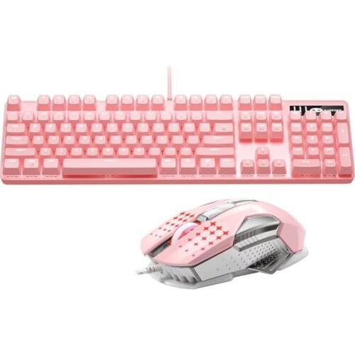 Game mechanical keyboard and mouse set USB wired keyboard