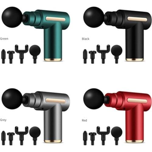 Pocket Mini Electric Massage Gun 3200 speed Fascial Gun Muscle Massager Portable Deep Percussion Massage Relieve Pain Tool