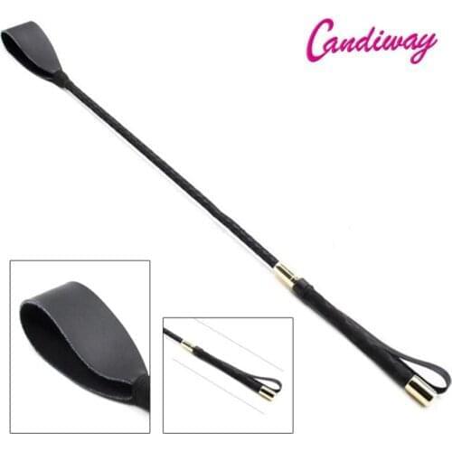54cm Horse Whip Sex Spanking Knout Pu Leather whip With Sword Handle Lash Fetish Flogger Adult Sex Product For Couples Women