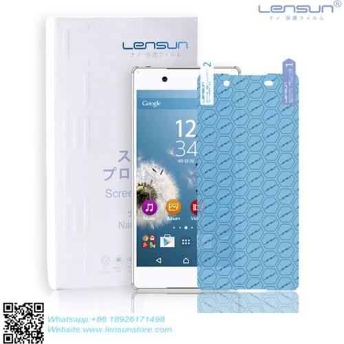 LENSUN Nano Technology Anti-Microbial Mobile Film For Sony Z4 Screen Protector