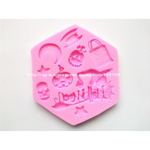 New! Free Shipping Moon Shaped Silicone Mold Cake Decoration Fondant Cake 3D Food Grade Silicone Mould 182