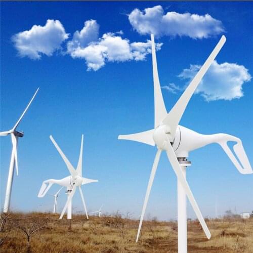 New Wind Generator 400W 3 Blades or 5 Blades Wind Power Turbine with Waterproof Controller 12V 24V