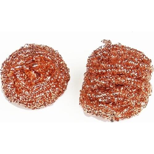 Desoldering Soldering Cleaner Iron Mesh Filter Tin Remove Copper Electric Wire Clean Nozzle Tip Copper Wire Ball Metal Dross Box