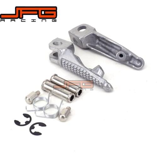 Footrest Front Foot Pegs Rests Pedals For KAWASAKI ZX6R ZX636 ZX10R ZX9R Z1000 Z750 Z750S ER6N ER6F NINJA650R Motorcycle
