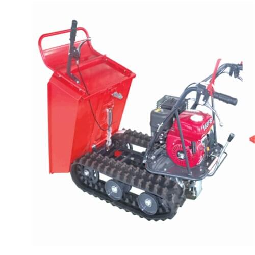 Fully Hydraulic System Micro Tracked Transporter Loader Crawler Dumper