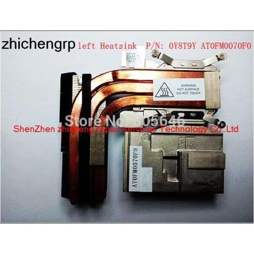 For DELL ALIENWARE M18X R2 GPU cooling Heatsink left 0Y8T9Y AT0FM0070F0 AMD100W right 77YMM AT0MI0090F0 NVGTX 100W