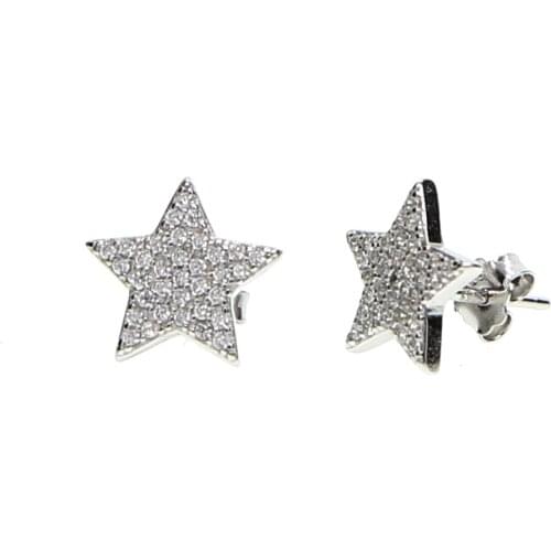 Star Ear Studs micro pave sparking cz Star Earrings For Women Everyday Teen Mothersday Celestial Birthday Gift Jewelry Earrring