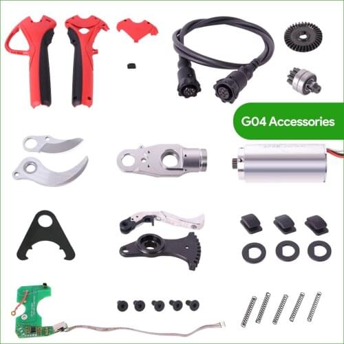 G04 Electric Pruning Shears Repair Parts Pruning Shears Accessories for Replacement (1-12)