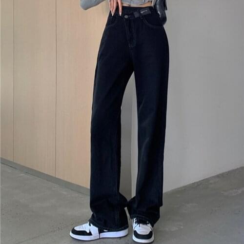 ZHANGKUNLIN Wide Jeans