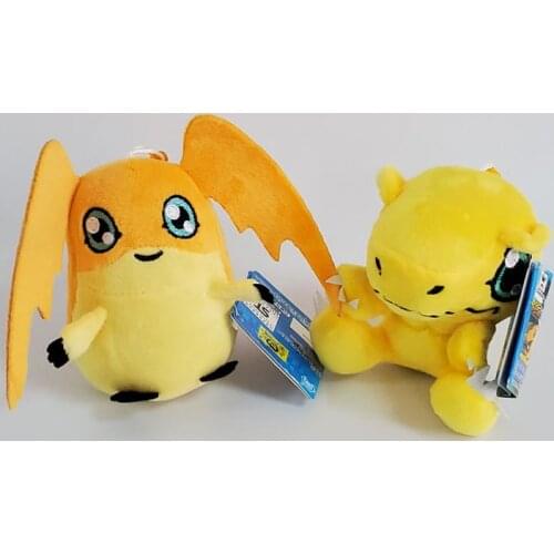 10cm Anime Digimon Adventure Agumon Patamon Stuffed Toy Plush Toys Children Soft Toys Gift Soft Stuffed Dolls Kids Gifts