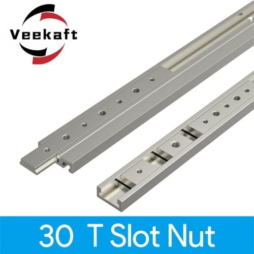 Aluminum M6/M8 T track Slot Slider Sliding Bar T Slot Nut For 30/45 Type T-Track Jigs Screw Slot Fastener Woodworking Tool