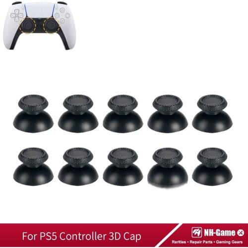 Free Shipping 50pcs/lots Colorful Replacement Analog Thumbsticks For PS5 Controller 3D Joystick Thumb Stick Cover Mushroom Cap