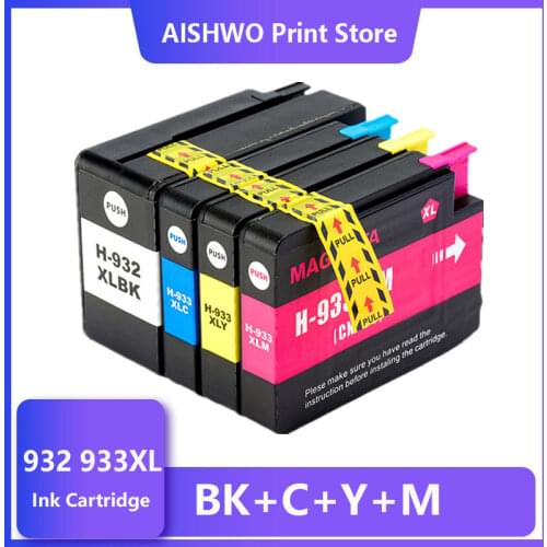 ASW 932XL 933XL Ink Cartridge for HP932XL HP933XL HP 932XL 932 for hp Office jet 6100 6600 6700 7110 7610 7612 printer