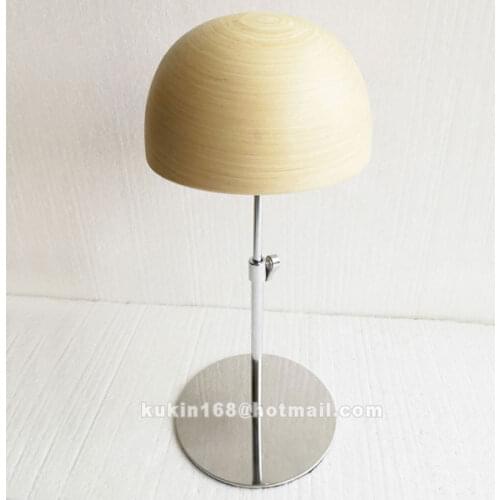 Wooden hats block, Hats display head stand, Hats support
