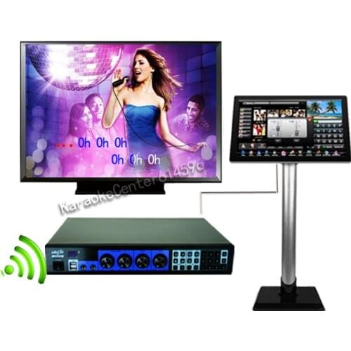Dual Hard Drive Karaoke Jukebox 5TB HD System with More Songs +19"Touch Screen HIGH END, HDMI output ,support Android Tablets