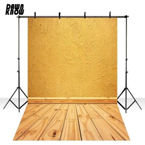 DAWNKNOW Yellow Concrete Wall Photography Background Backdrop For Photographers Wedding Photocall Children Photo Studio GY159