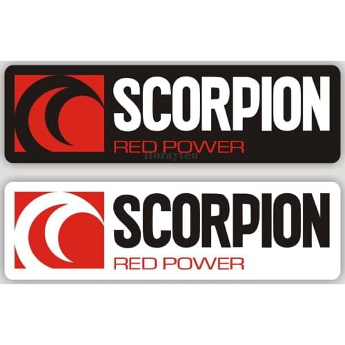 Motorbike Racing Stickers Auto Car Styling Vinyl Label Decals for Scorpion Power