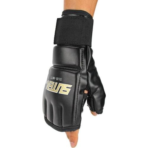 Premium Boxing Sports Gloves Gifts 1 Pair Men Thai Training Punching Bag Half Mitts Sparring Boxing Gloves Gym