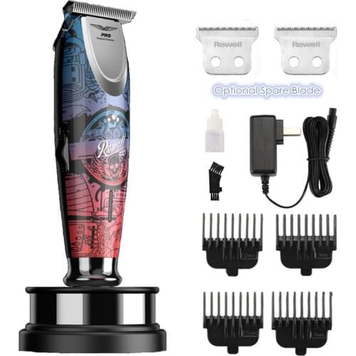 Professional Hair Trimmer Electric Precision 0.1mm Hair Clipper Cutting Shaving Machine Powerful Contouring Finish Barber Tool