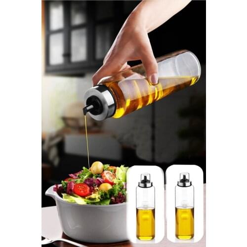 Glass 500 Ml Softcover Oil Sauce lemon juice-muftak supplies womens kitchen-restorant presentation Sauce