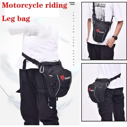 Fashion Multi-Function Motorcycle Drop Leg Bag Hip Bum Fanny Pack Waterproof Motorcycle Bag Outdoor Waist Bag Leg side pockets